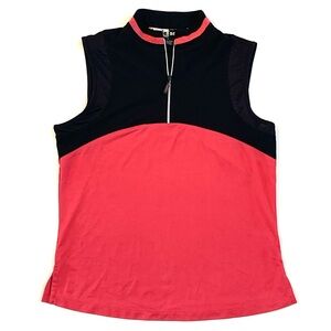 JAMIE SADOCK Golf Tennis Shirt Top Women's SIZE SMALL Watermelon Red Black Tank